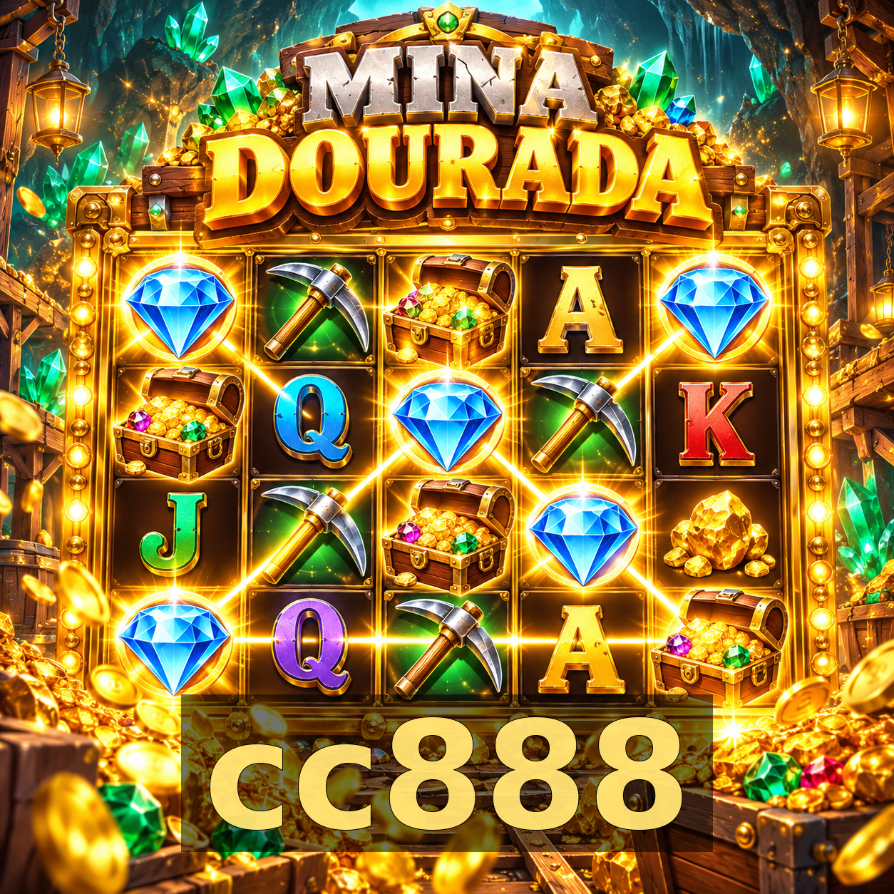 Opcões de jogos oferecidas pelo cc888